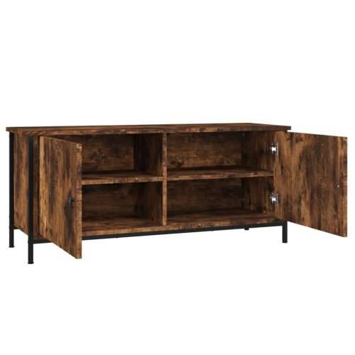 TV ormarić s vratima boja hrasta 102x35x45 cm konstruirano drvo - Dimljeni hrast 1 102 cm Cijena