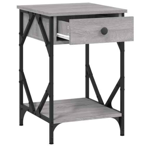 Noćni ormarići 2 kom boja hrasta 40x42x60 cm konstruirano drvo - Sivi hrast sonoma 2 Cijena
