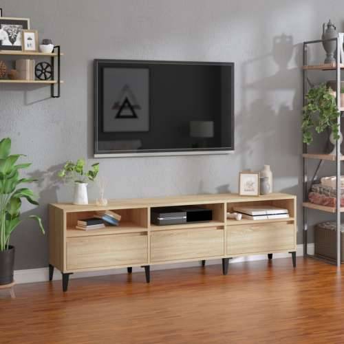 TV ormarić boja hrasta sonome 150x30x44,5 cm konstruirano drvo - sonoma hrast 1 150 cm 30 cm Cijena
