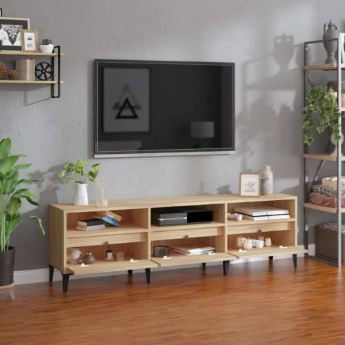 TV ormarić boja hrasta sonome 150x30x44,5 cm konstruirano drvo - sonoma hrast 1 150 cm 30 cm Cijena
