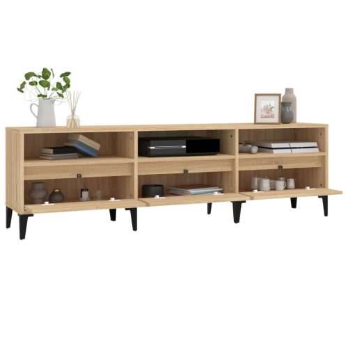 TV ormarić boja hrasta sonome 150x30x44,5 cm konstruirano drvo - sonoma hrast 1 150 cm 30 cm Cijena