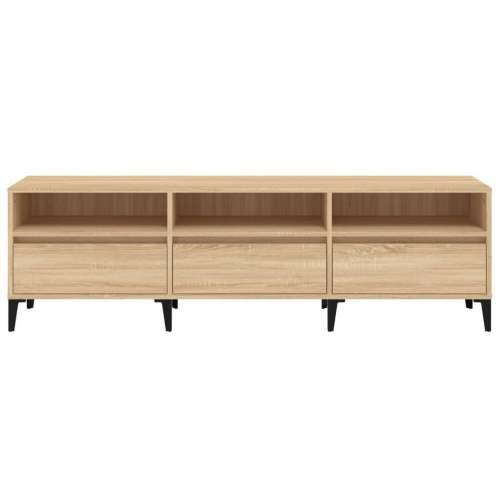 TV ormarić boja hrasta sonome 150x30x44,5 cm konstruirano drvo - sonoma hrast 1 150 cm 30 cm Cijena