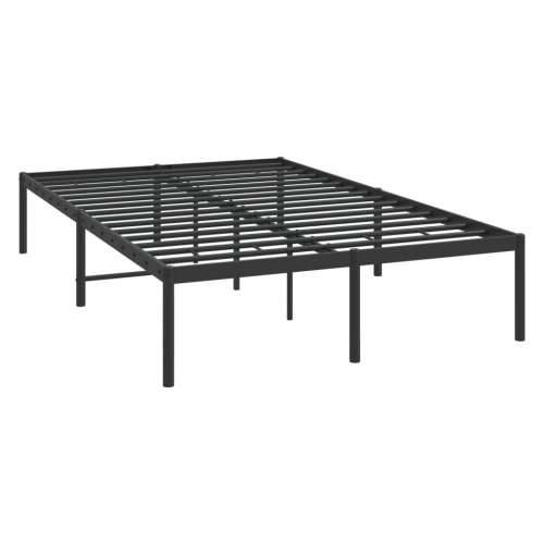Metalni okvir za krevet crni 120 x 190 cm Cijena