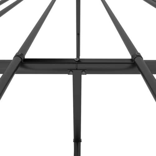 Metalni okvir za krevet crni 140x190 cm Cijena