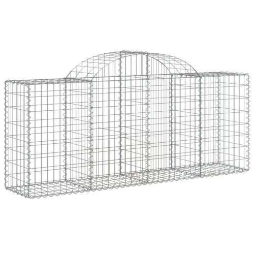 Lučne gabionske košare 9 kom 200x50x80/100 cm pocinčano željezo - 200 x 50 x 80/100 cm 9 Cijena