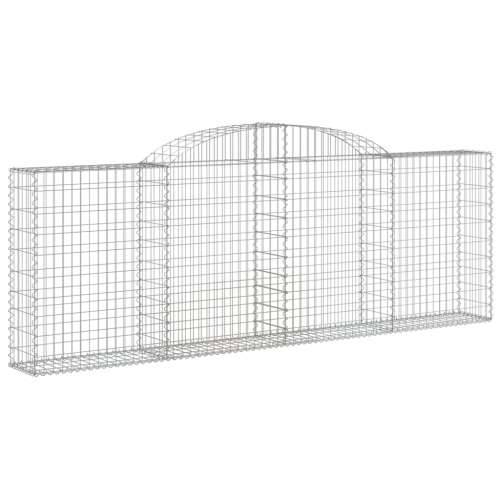 Lučne gabionske košare 5 kom 300x30x100/120cm pocinčano željezo - 300 x 30 x 100/120 cm 5 Cijena