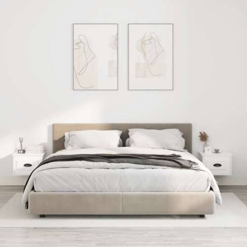 Zidni noćni ormarići 2 kom bijeli 41,5 x 36 x 28 cm - Bijela 2 Cijena