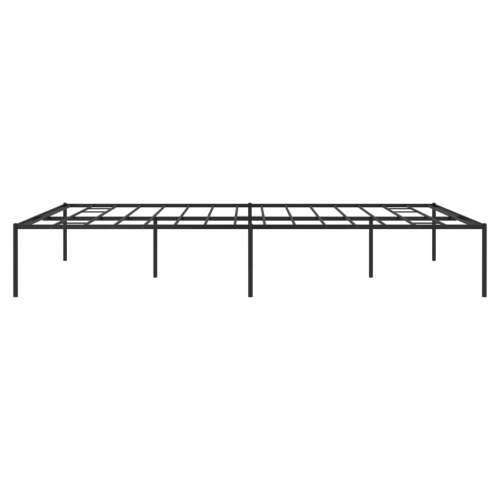 Metalni okvir za krevet crni 160x200 cm - Crna 160 x 200 cm bez uzglavlja Cijena