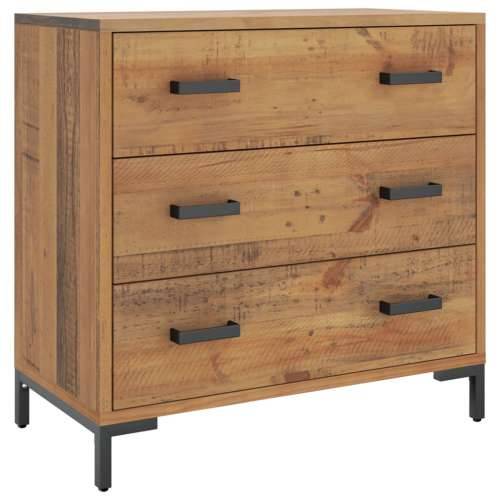 Ladičar 75 x 35 x 70 cm od masivne borovine - Smeđa 1 Cijena