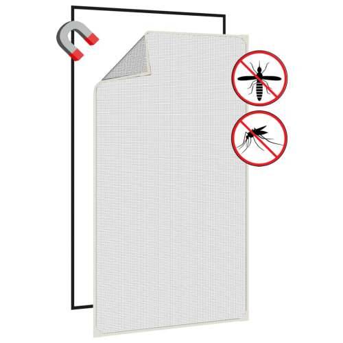 Magnetski prozorski zaslon protiv insekata bijeli 80 x 140 cm - Bijela 80 x 140 cm Cijena