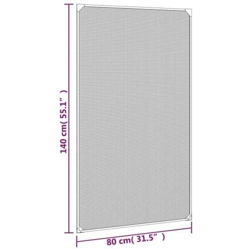 Magnetski prozorski zaslon protiv insekata bijeli 80 x 140 cm - Bijela 80 x 140 cm Cijena