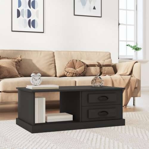 Stolić za kavu crni 90x50x35 cm od konstruiranog drva - Crna 1 Cijena