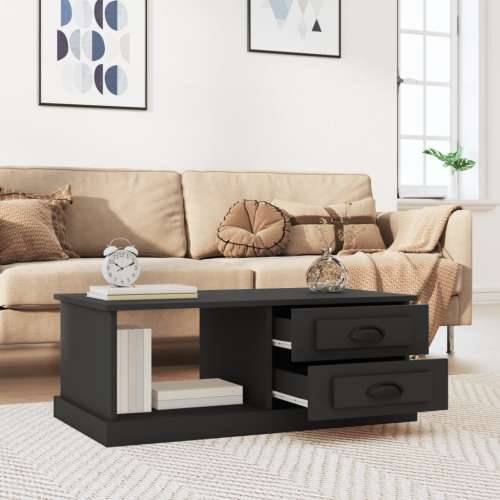 Stolić za kavu crni 90x50x35 cm od konstruiranog drva - Crna 1 Cijena