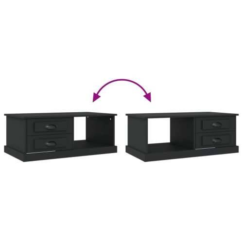 Stolić za kavu crni 90x50x35 cm od konstruiranog drva - Crna 1 Cijena