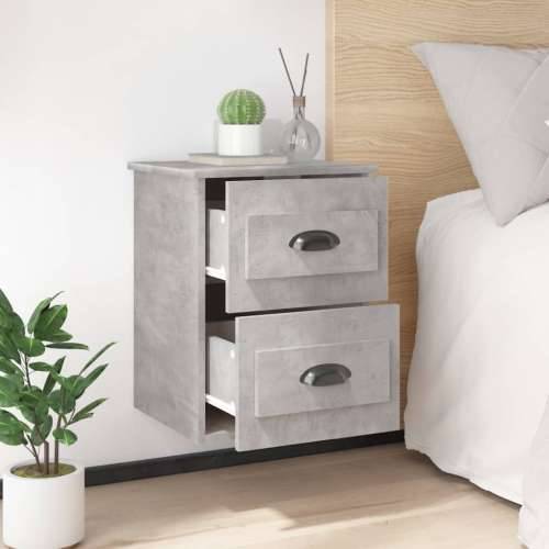 Zidni noćni ormarići 2 kom siva boja betona 41,5x36x53 cm - Beton siva 2 Cijena