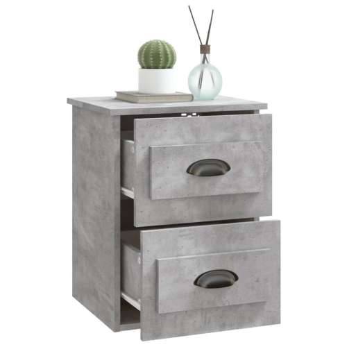 Zidni noćni ormarići 2 kom siva boja betona 41,5x36x53 cm - Beton siva 2 Cijena