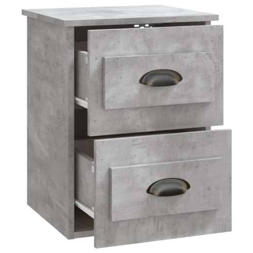 Zidni noćni ormarići 2 kom siva boja betona 41,5x36x53 cm - Beton siva 2 Cijena