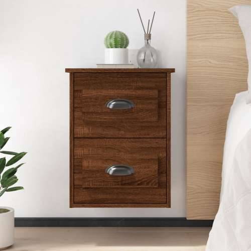 Zidni noćni ormarići 2 kom smeđa boja hrasta 41,5x36x53 cm - Smeđi hrast 2 Cijena