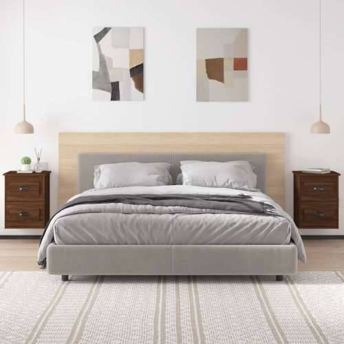 Zidni noćni ormarići 2 kom smeđa boja hrasta 41,5x36x53 cm - Smeđi hrast 2 Cijena