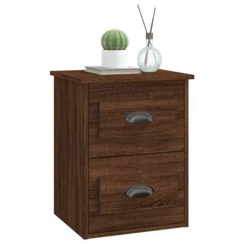 Zidni noćni ormarići 2 kom smeđa boja hrasta 41,5x36x53 cm - Smeđi hrast 2 Cijena