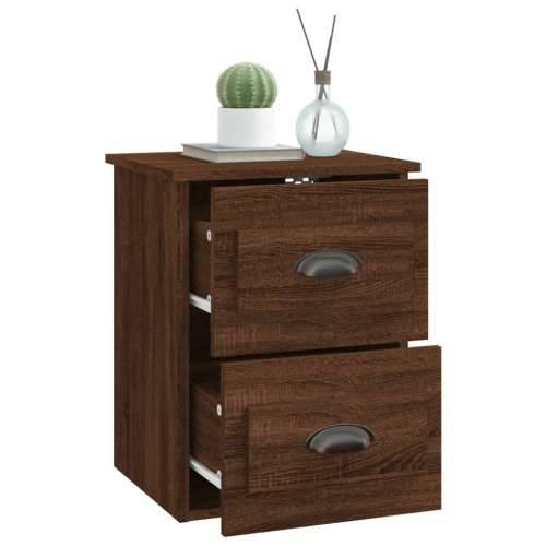 Zidni noćni ormarići 2 kom smeđa boja hrasta 41,5x36x53 cm - Smeđi hrast 2 Cijena