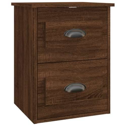 Zidni noćni ormarići 2 kom smeđa boja hrasta 41,5x36x53 cm - Smeđi hrast 2 Cijena