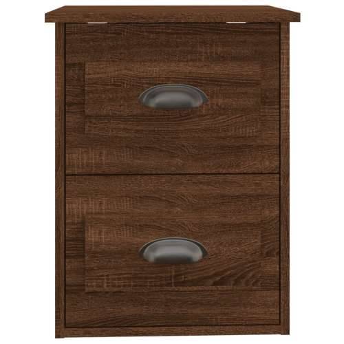 Zidni noćni ormarići 2 kom smeđa boja hrasta 41,5x36x53 cm - Smeđi hrast 2 Cijena