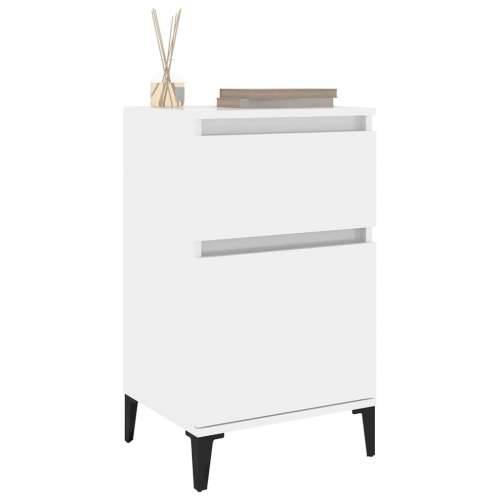 Noćni ormarići 2 kom visoki sjaj bijeli 40x35x70 cm - Visoko sjajno bijela 2 Cijena