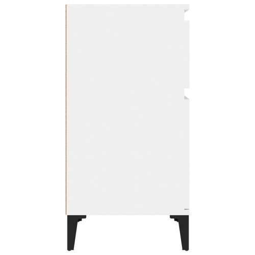 Noćni ormarići 2 kom visoki sjaj bijeli 40x35x70 cm - Visoko sjajno bijela 2 Cijena