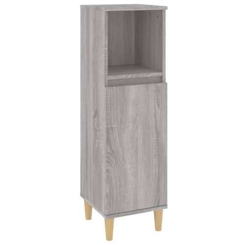 Kupaonski ormarić sivi hrast 30x30x100 cm konstruirano drvo - Sivi hrast sonoma 1 Cijena