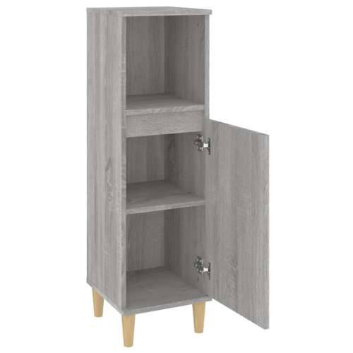 Kupaonski ormarić sivi hrast 30x30x100 cm konstruirano drvo - Sivi hrast sonoma 1 Cijena