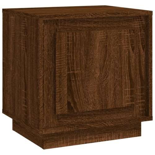 Noćni ormarić smeđeg hrasta 44x35x45 cm konstruirano drvo - Smeđi hrast 1 Cijena