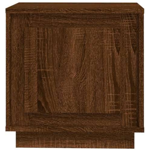 Noćni ormarić smeđeg hrasta 44x35x45 cm konstruirano drvo - Smeđi hrast 1 Cijena