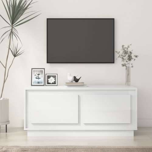 Stolić za kavu sjajni bijeli 102x50x44 cm konstruirano drvo - Visoko sjajno bijela 1 Cijena