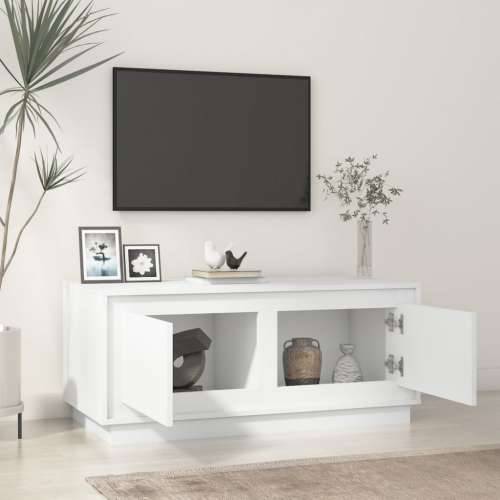 Stolić za kavu sjajni bijeli 102x50x44 cm konstruirano drvo - Visoko sjajno bijela 1 Cijena