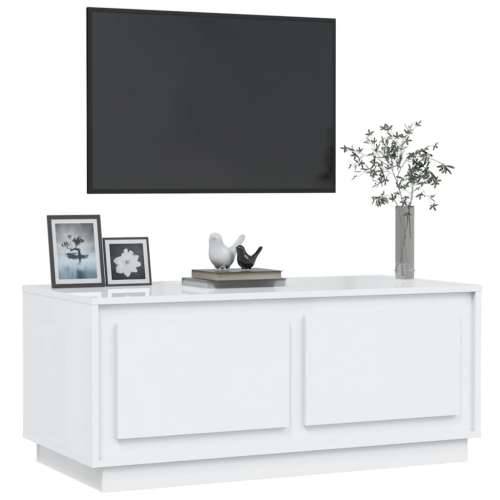 Stolić za kavu sjajni bijeli 102x50x44 cm konstruirano drvo - Visoko sjajno bijela 1 Cijena
