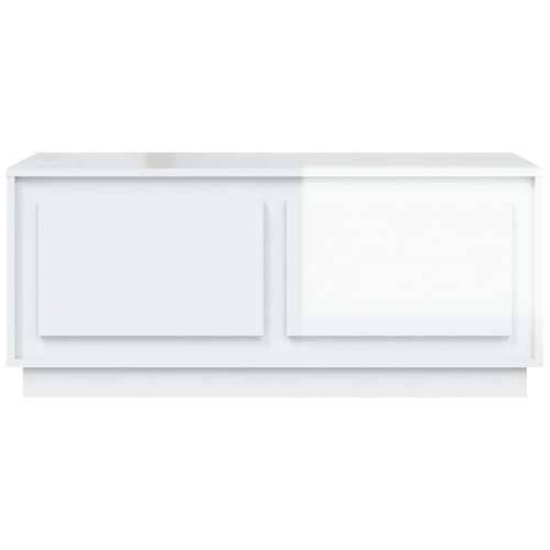 Stolić za kavu sjajni bijeli 102x50x44 cm konstruirano drvo - Visoko sjajno bijela 1 Cijena