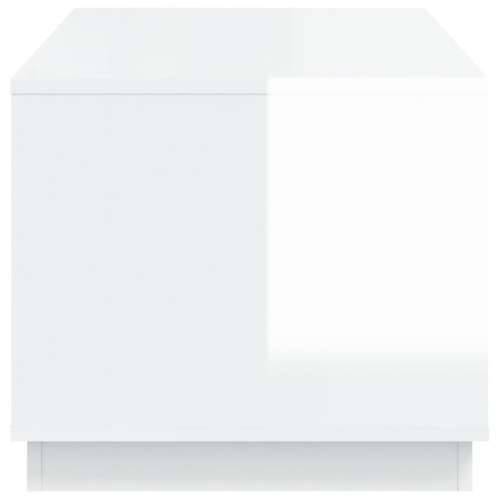 Stolić za kavu sjajni bijeli 102x50x44 cm konstruirano drvo - Visoko sjajno bijela 1 Cijena