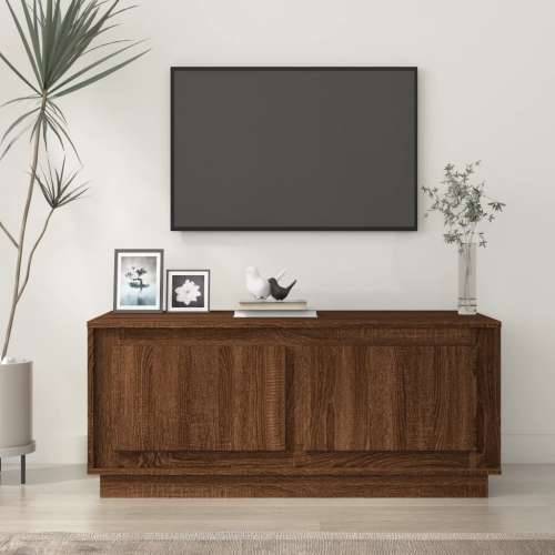 Stolić za kavu boja smeđeg hrasta 102x50x44cm konstruirano drvo - Smeđi hrast 1 Cijena