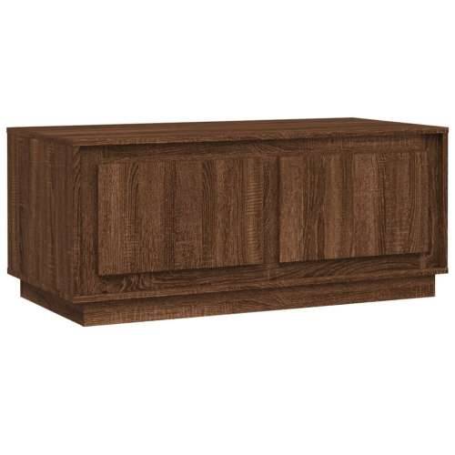 Stolić za kavu boja smeđeg hrasta 102x50x44cm konstruirano drvo - Smeđi hrast 1 Cijena