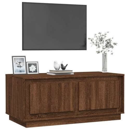 Stolić za kavu boja smeđeg hrasta 102x50x44cm konstruirano drvo - Smeđi hrast 1 Cijena