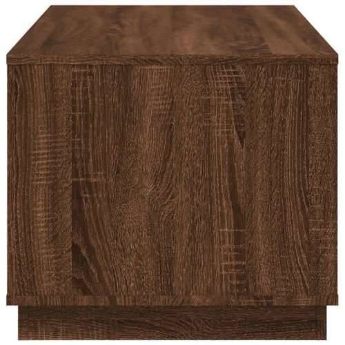 Stolić za kavu boja smeđeg hrasta 102x50x44cm konstruirano drvo - Smeđi hrast 1 Cijena