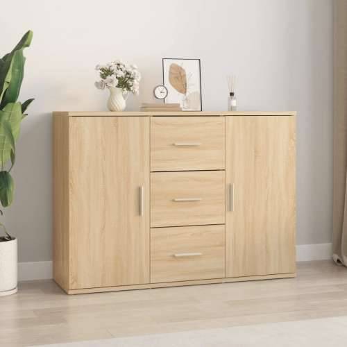 Komoda boja hrasta sonome 91x29,5x65 cm konstruirano drvo - sonoma hrast 1 Cijena