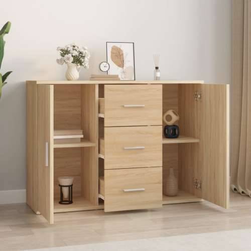 Komoda boja hrasta sonome 91x29,5x65 cm konstruirano drvo - sonoma hrast 1 Cijena