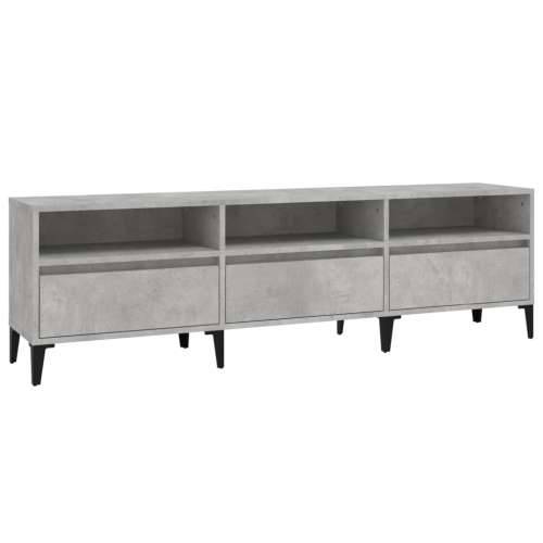 TV ormarić boja betona 150x30x44,5 cm od konstruiranog drva - Beton siva 1 150 cm 30 cm Cijena