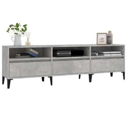TV ormarić boja betona 150x30x44,5 cm od konstruiranog drva - Beton siva 1 150 cm 30 cm Cijena