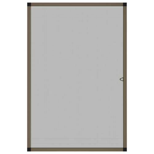 Prozorski zaslon protiv insekata smeđi 90 x 120 cm - Smeđa 90 x 120 cm Cijena