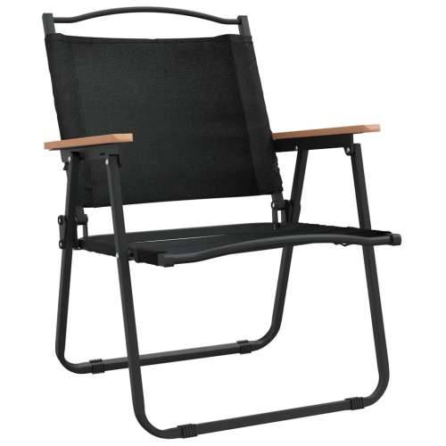 Stolice za kampiranje 2 kom crne 54x55x78 cm od tkanine Oxford - Crna 54 x 55 x 78 cm 2 Cijena