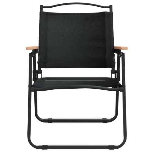 Stolice za kampiranje 2 kom crne 54x55x78 cm od tkanine Oxford - Crna 54 x 55 x 78 cm 2 Cijena