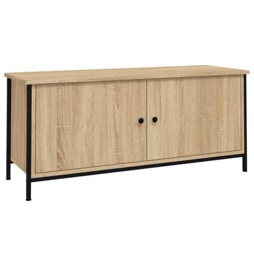 TV ormarić s vratima boja hrasta 102x35x45 cm konstruirano drvo - sonoma hrast 1 102 cm Cijena